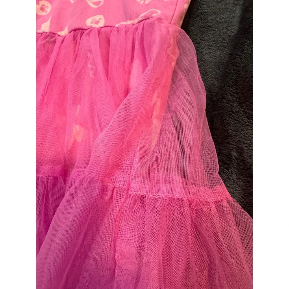 Barbie Dress Size 8 Disney Princess Tutu Skirt Size 6 Girls Pink Purple Lot 2